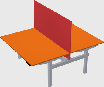 Shared electric desk