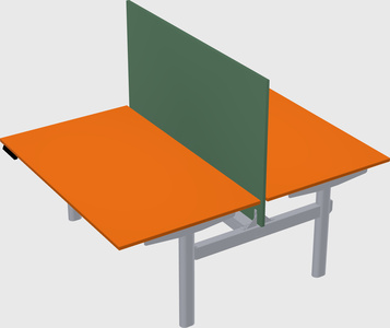 Shared electric desk