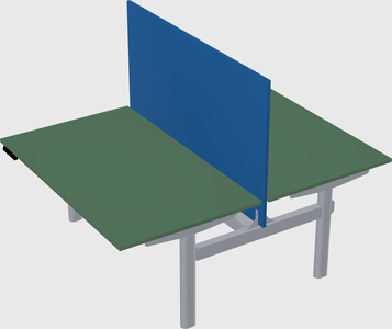 Shared electric desk