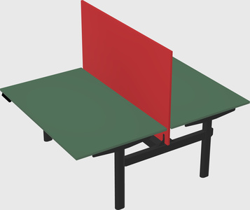 Shared electric desk