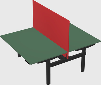 Shared electric desk