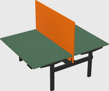 Shared electric desk