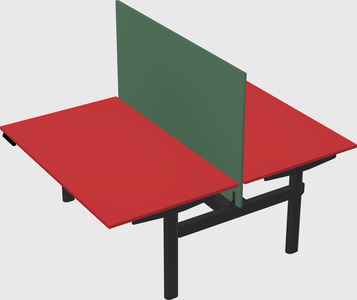 Shared electric desk