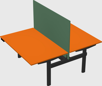 Shared electric desk