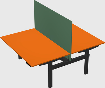 Shared electric desk