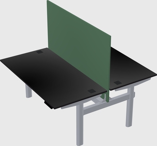 Shared electric desk