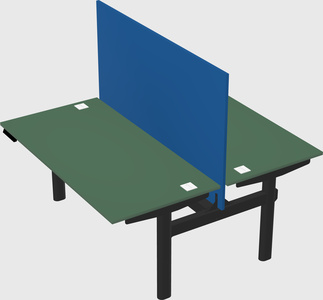 Shared electric desk