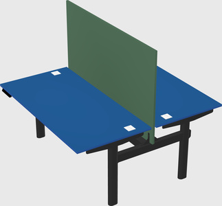 Shared electric desk