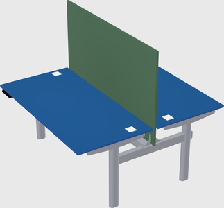 Shared electric desk