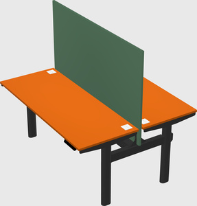 Shared electric desk
