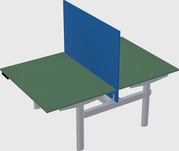 Shared electric desk
