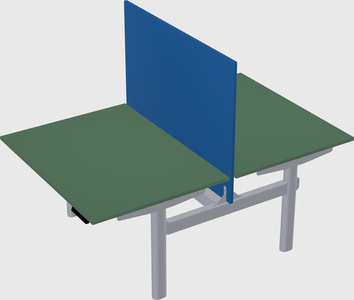 Shared electric desk