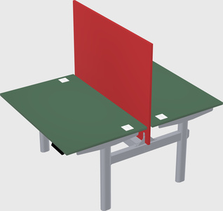 Shared electric desk