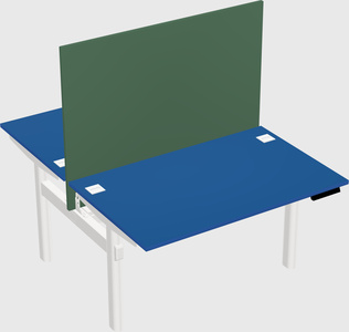 Shared electric desk