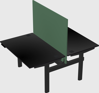 Shared electric desk