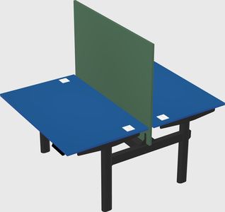 Shared electric desk