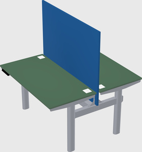 Shared electric desk