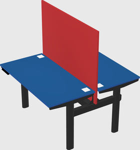 Shared electric desk
