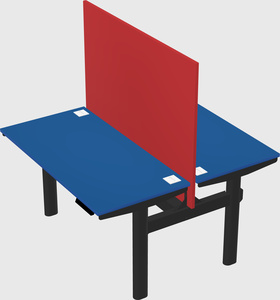 Shared electric desk