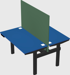 Shared electric desk