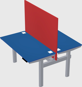Shared electric desk