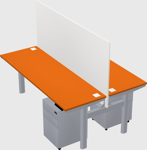 Shared electric desk