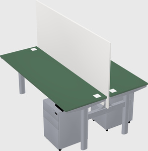 Shared electric desk