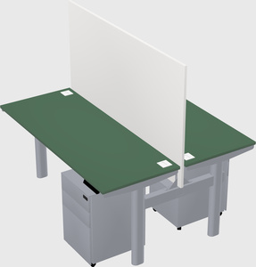 Shared electric desk