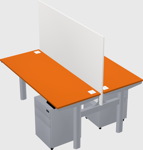 Shared electric desk