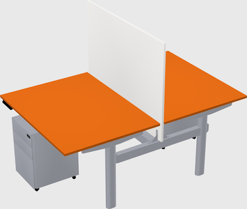 Shared electric desk