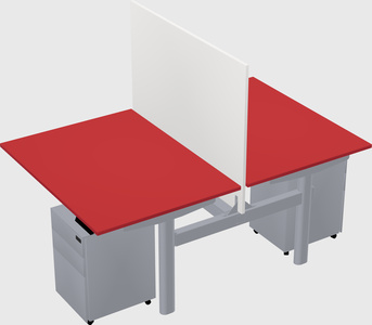 Shared electric desk