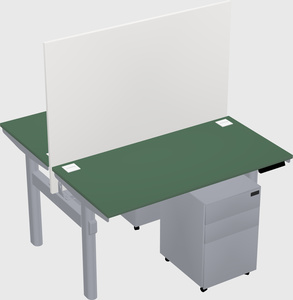 Shared electric desk