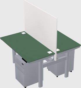 Shared electric desk