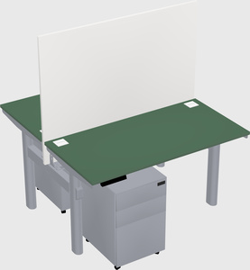 Shared electric desk