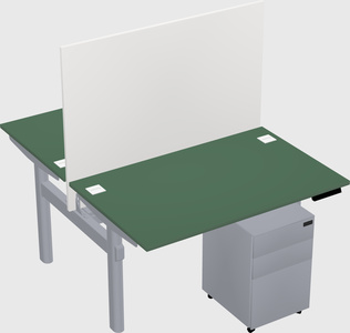 Shared electric desk