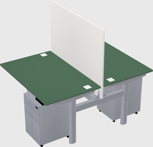 Shared electric desk