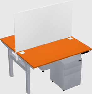 Shared electric desk