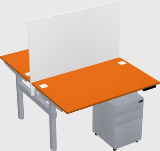 Shared electric desk