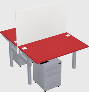 Shared electric desk