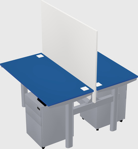 Shared electric desk