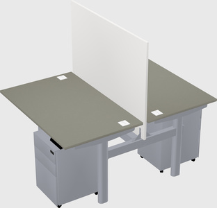 Shared electric desk