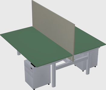 Shared electric desk