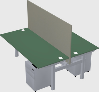 Shared electric desk
