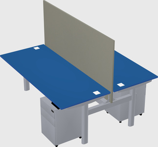 Shared electric desk
