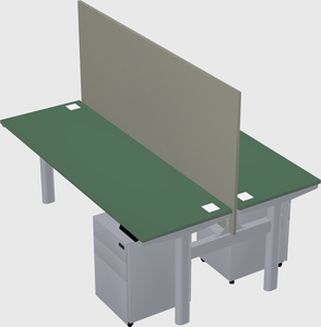 Shared electric desk