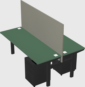 Shared electric desk