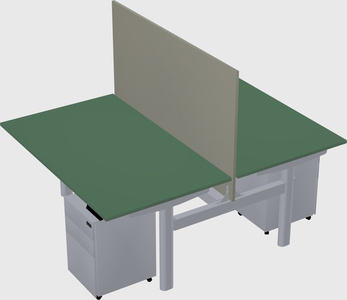 Shared electric desk