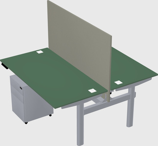 Shared electric desk