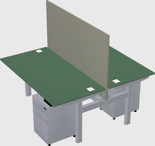 Shared electric desk