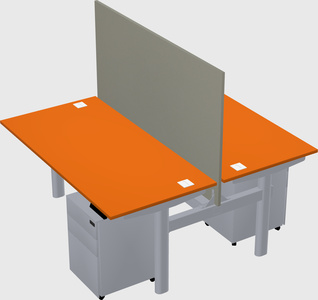 Shared electric desk